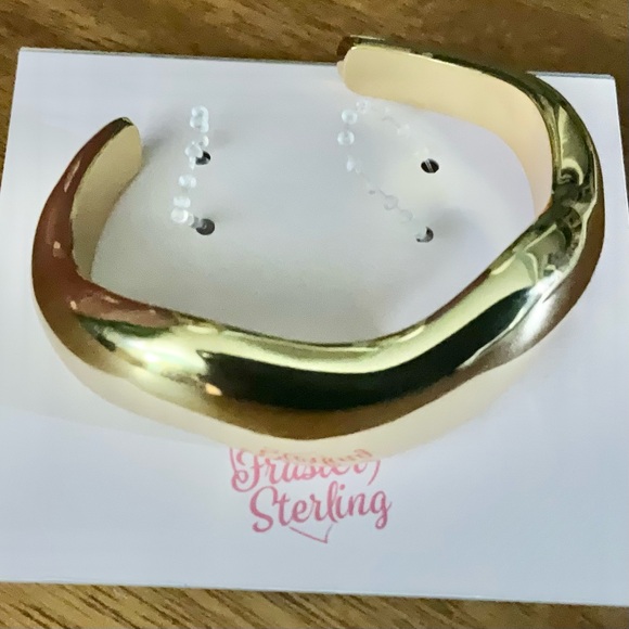 NWT Frasier Sterling X Curateur Cosmo Gold Cuff in Gold - Picture 7 of 9
